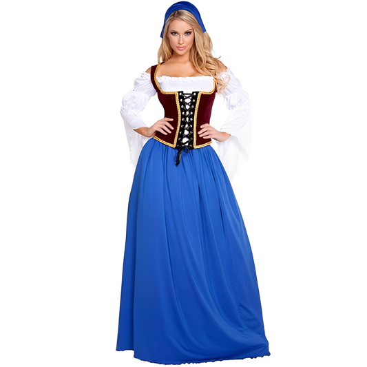 Katelynn - Langes Retro-Oktoberfestkleid für Frauen