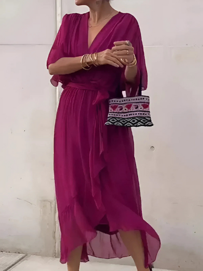 Seraphina – Midi-Kleid mit praktischem Verschluss