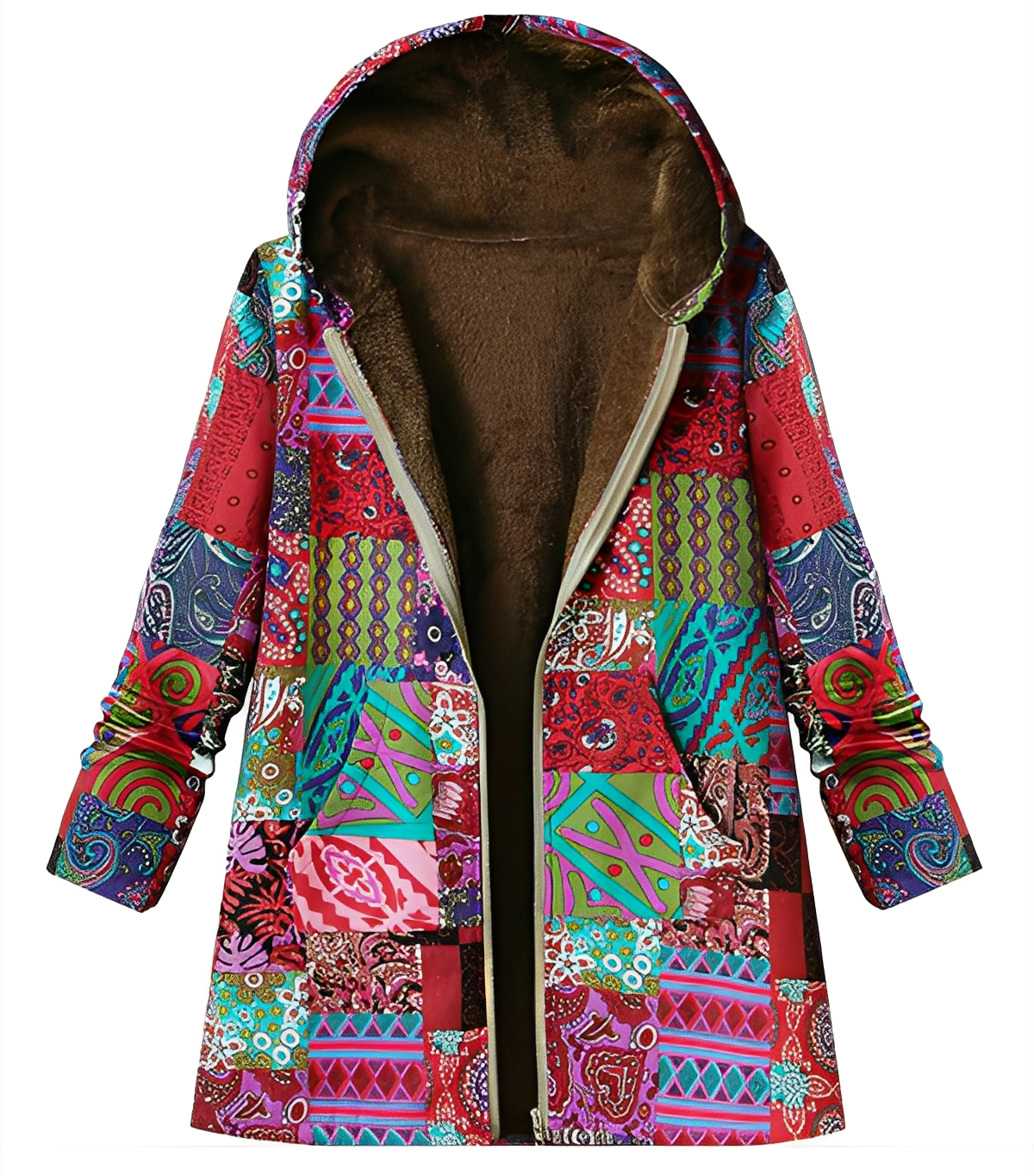 Jaslene - tradycyjny, gruby i ciepły damski parka