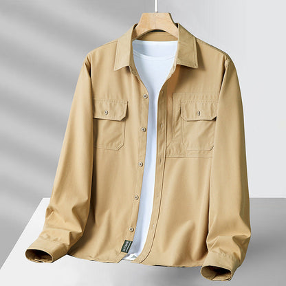 Philip - Stylisches Langarmhemd mit Taschen für Herren