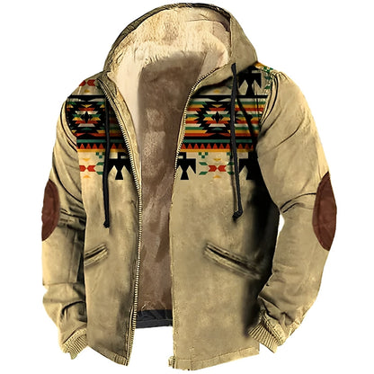 Terrance - Sweat à capuche tribal pour hommes