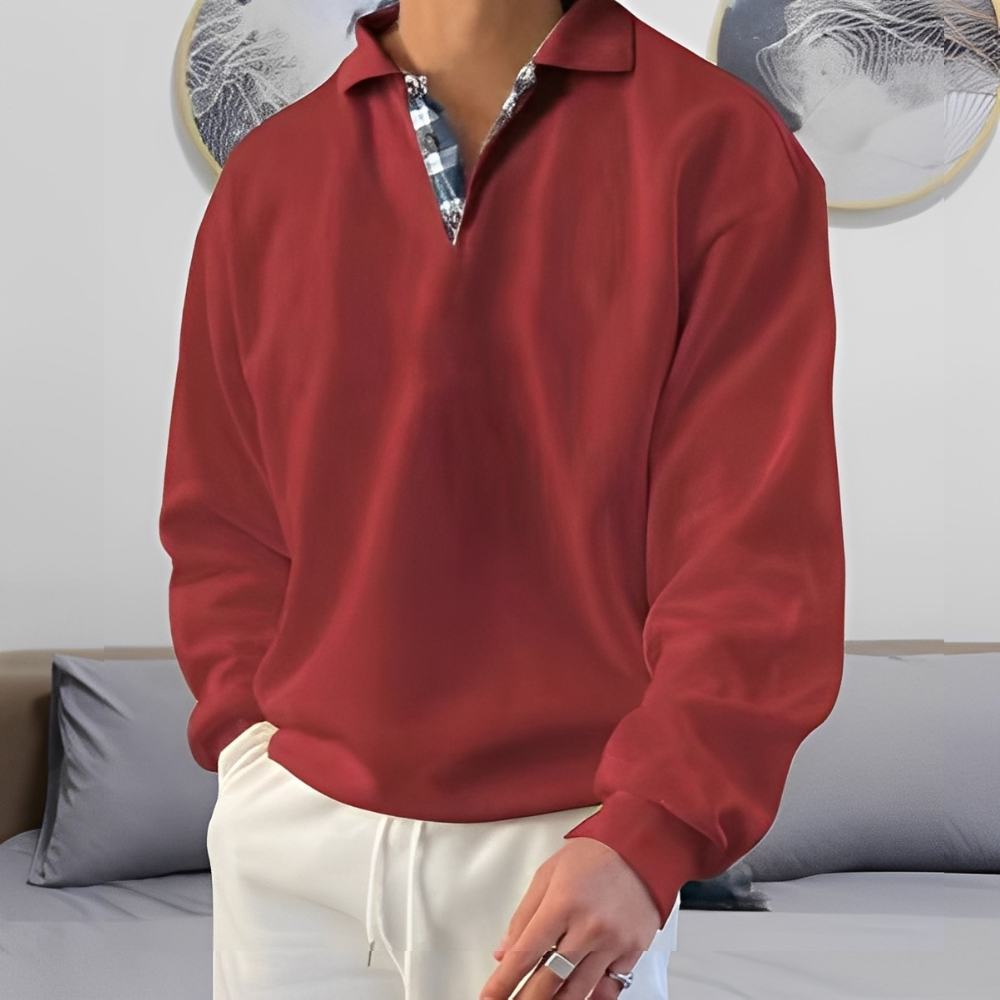 Colsen - Men's Sweater with Modern Zipper