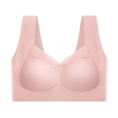 Amelia - wygodny damski biustonosz z lateksowymi miseczkami