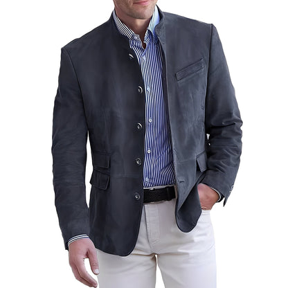 Brenden - Classic men's jacket for leisure with buttons