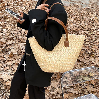 Shelley - Sac en paille tendance pour femmes