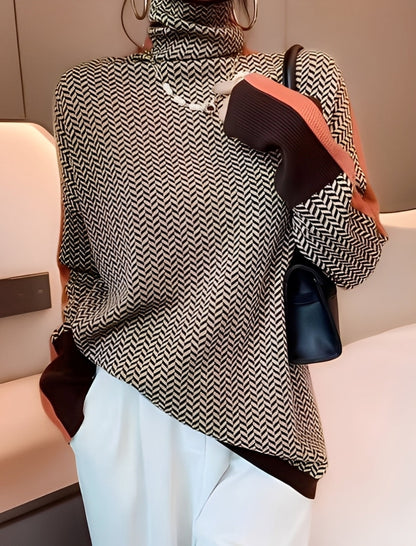 Bryony - Elegancki damski sweter z golfem