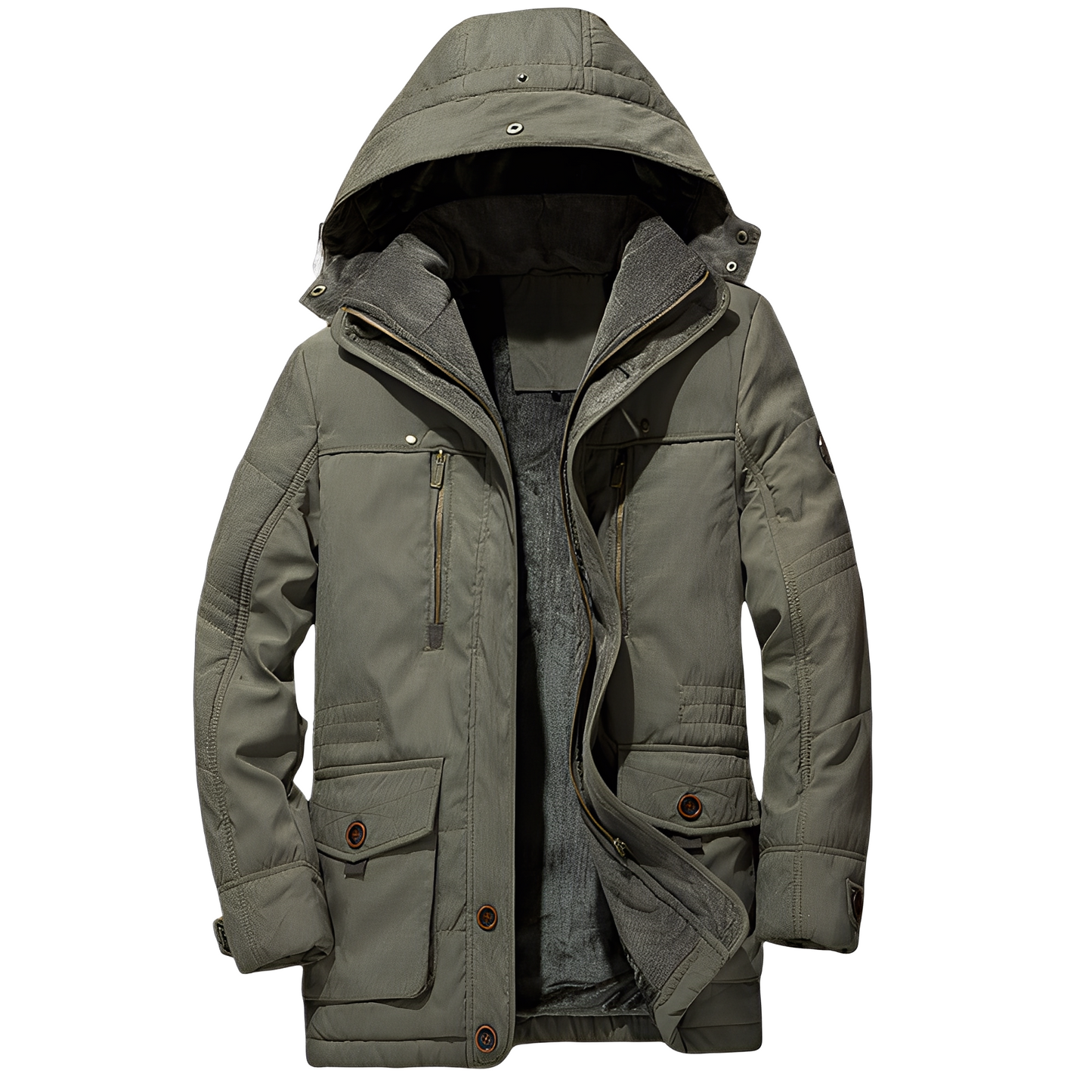 Tyrone - kurtka męska, ciepła i gruba z kapturem