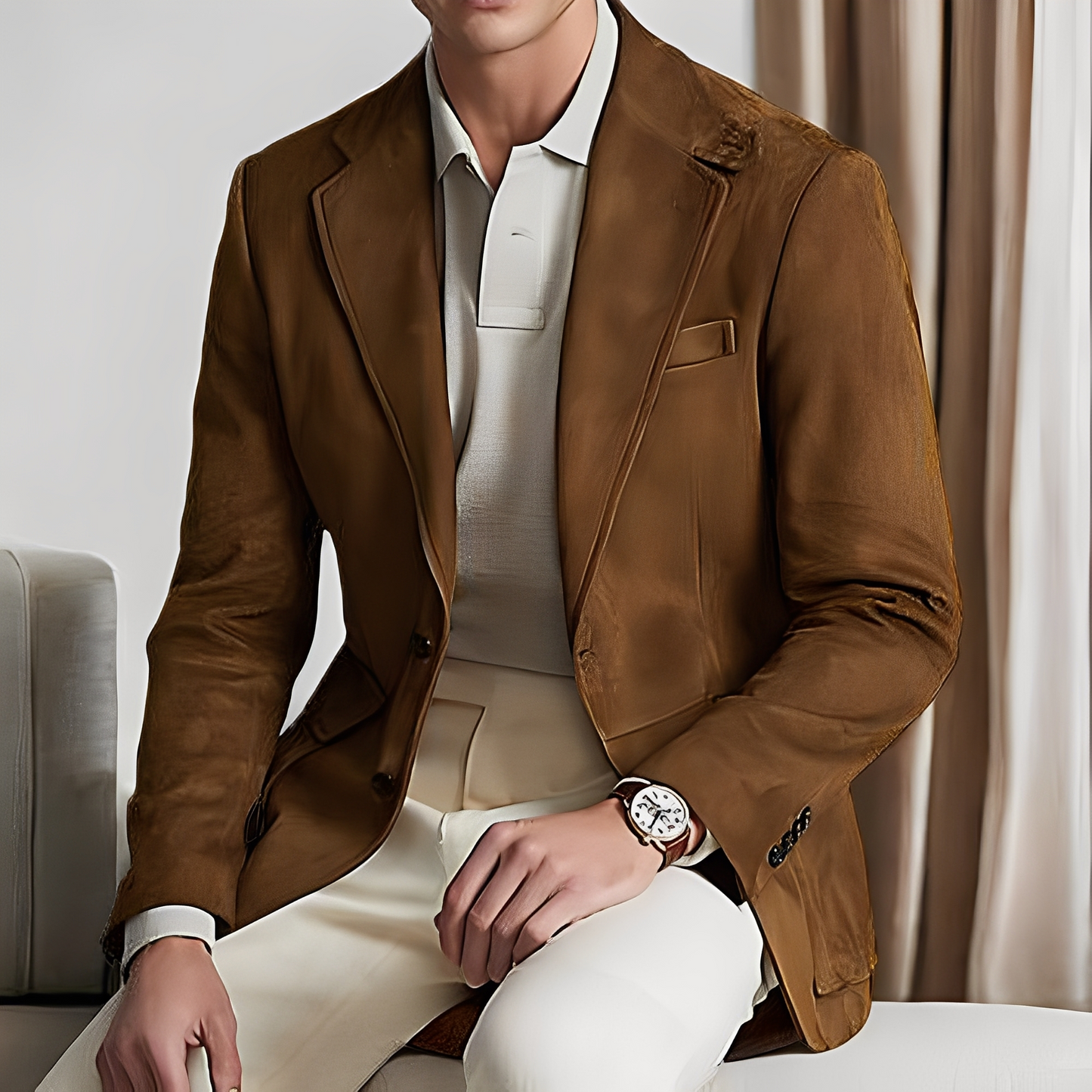 Martin - Blazer élégant pour homme avec bouton