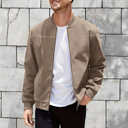 Easton - Veste en cuir pour homme traditionnelle et élégante