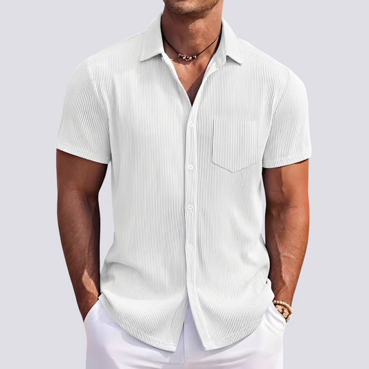 James - Elegantes gestreiftes Herrenhemd