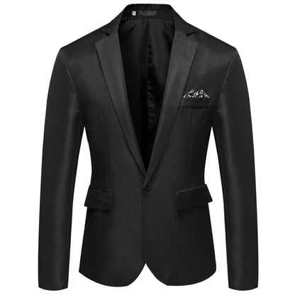 James - Blazer da uomo formale su misura monopetto