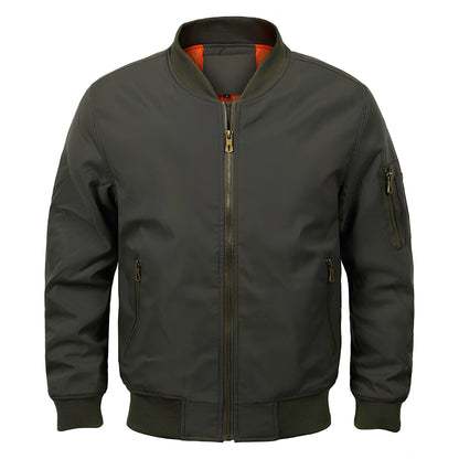 Maynerd - Herren-Bomberjacke mit Taschen und Reißverschluss