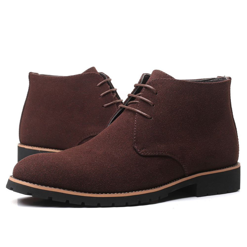 Alonzo - élégantes chaussures en cuir velours pour hommes