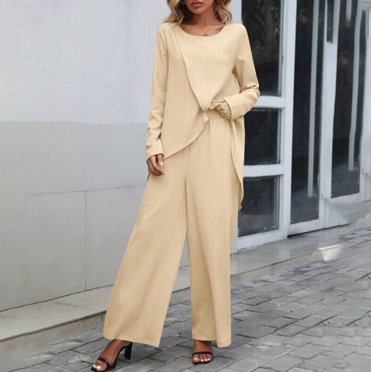 Ruth - Stilvolles Set mit asymmetrischem Saum