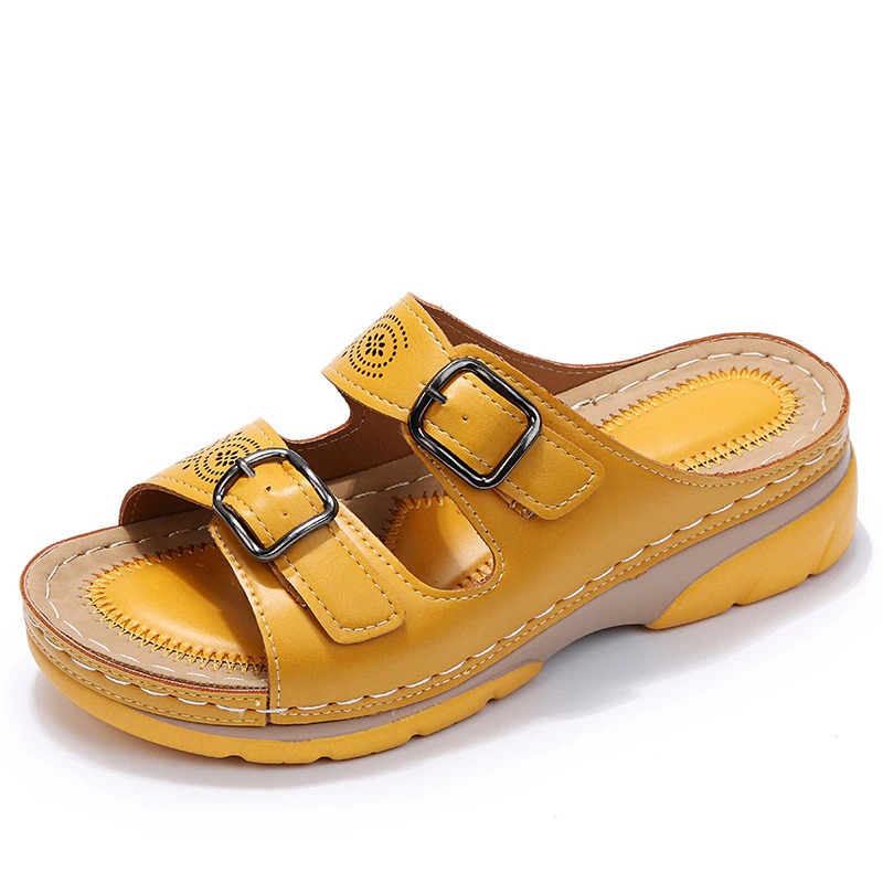 Malaya - Damenorthopädische Sandalen, Leder & Komfort