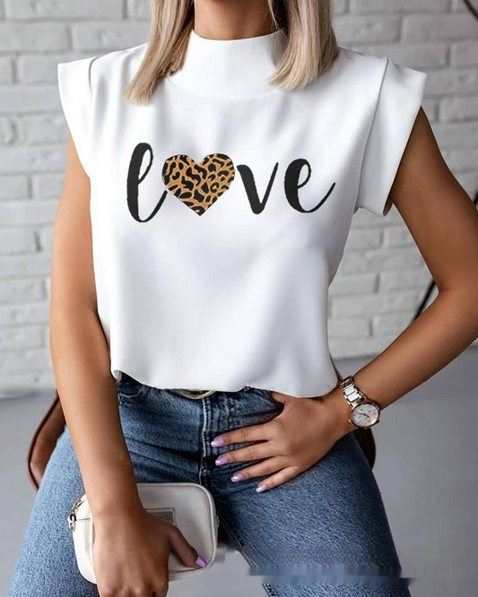 Keely - Schickes Damenoberteil mit Print