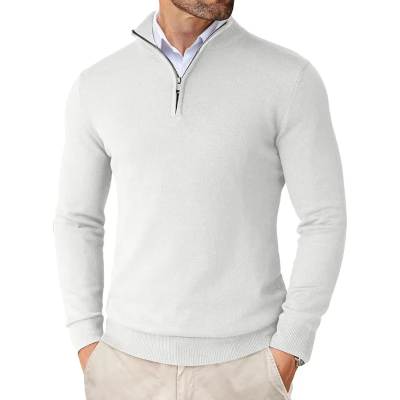Bowen - Modern men's sweater with zipper