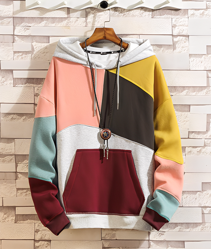 Stephen - Colorful, casual men's hoodie