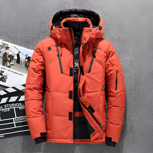 Damian - Veste à capuche pour hommes stylée avec de nombreuses poches