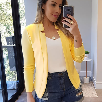 Marsha - Elegant women's blazer with lapel collar