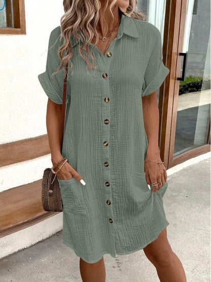 Astoria - Sommerkleid mit Knöpfen für Damen