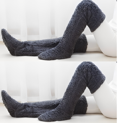 Camellia - Warm, over-the-knee winter socks for women