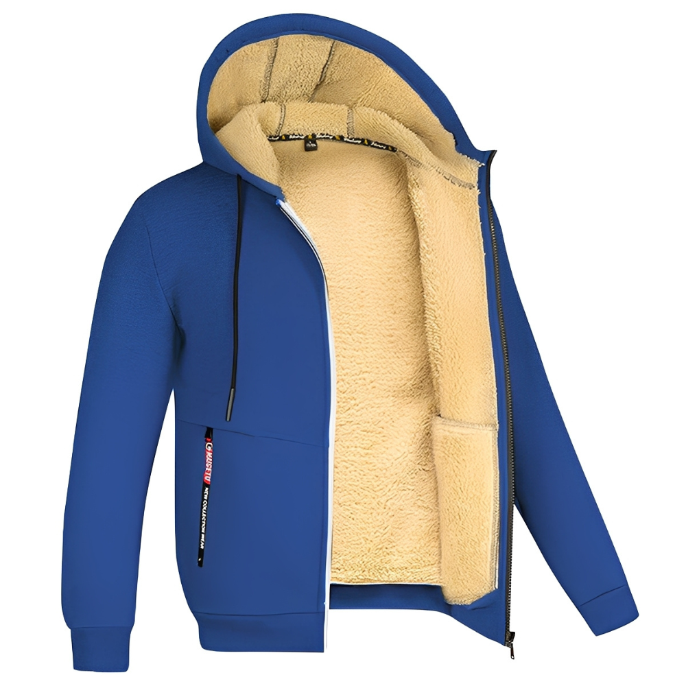 Raphael - Herren Kapuzenjacke mit warmem Fleece-Futter