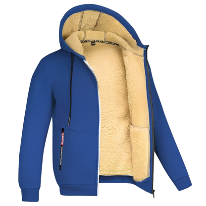 Raphael - Herren Kapuzenjacke mit warmem Fleece-Futter