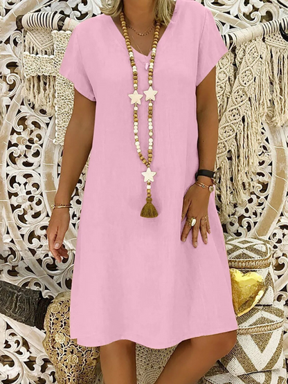 Felicia - Leichtes und bequemes Baumwollkleid