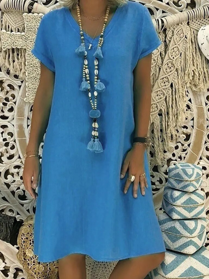 Felicia - Leichtes und bequemes Baumwollkleid