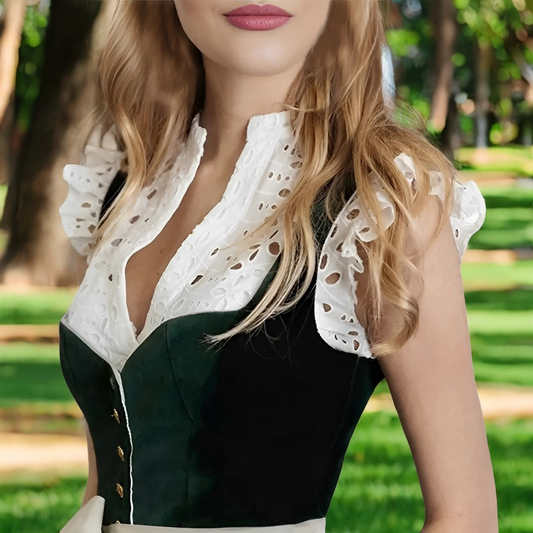 Colleen - Offene Oktoberfest-Dirndlbluse für Damen