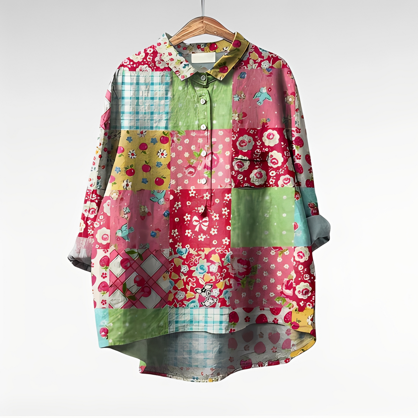 Mecah - Schicke Damenblusen mit Blumenmotiv