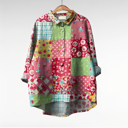 Mecah - Schicke Damenblusen mit Blumenmotiv