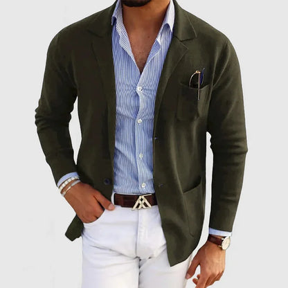 Nico – Blazer élégant pour homme avec col à revers et boutons