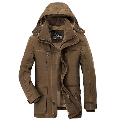 Tyrone - kurtka męska, ciepła i gruba z kapturem