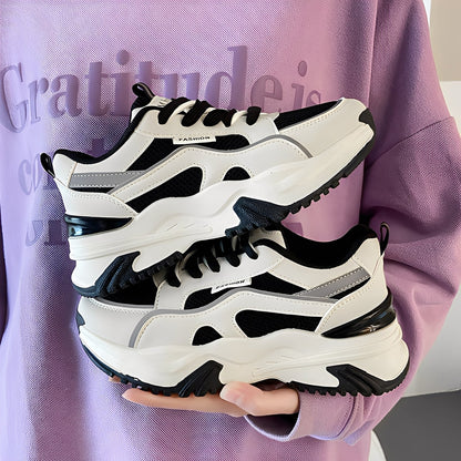 Sophie - Elegant women's sneakers with high sole