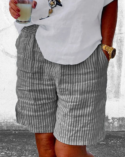 Élise – Gestreifte Shorts