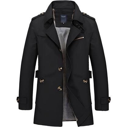 James - Stylish Men's Trench Coat