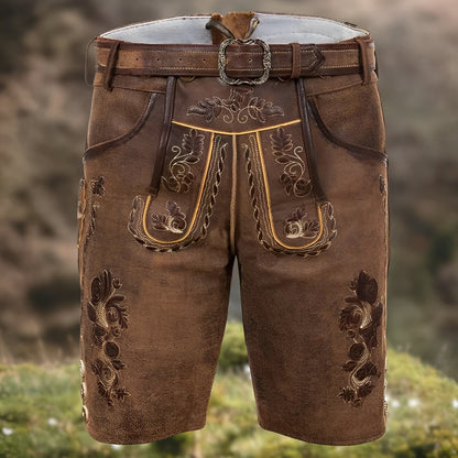 Jeffery - Besondere Herrenhose aus Leder für das Oktoberfest