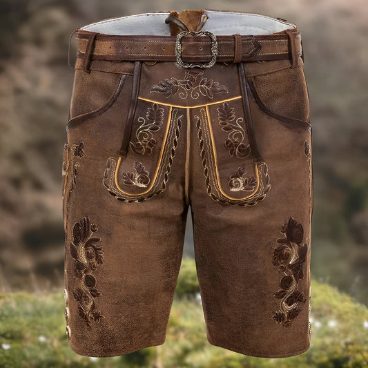 Jeffery - Besondere Herrenhose aus Leder für das Oktoberfest