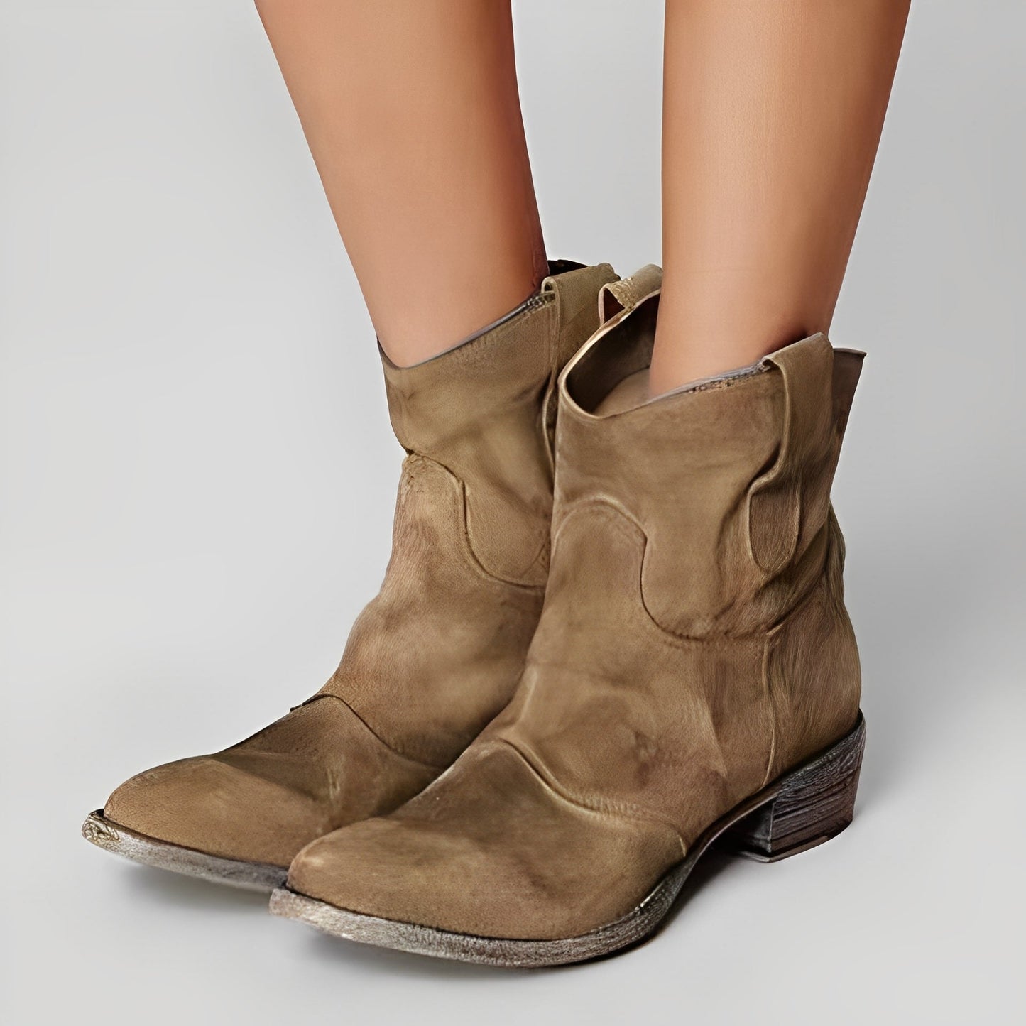 Margaret - Bequeme Frauenlederstiefeletten