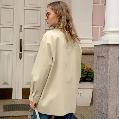 Eireen - Schicke, locker geschnittene Damenjacke mit Polokragen