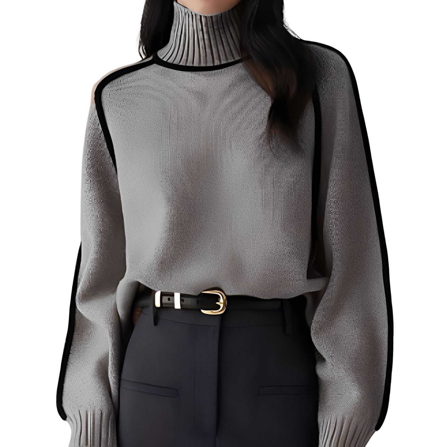 Hadyn - Elegancki kaszmirowy sweter damski