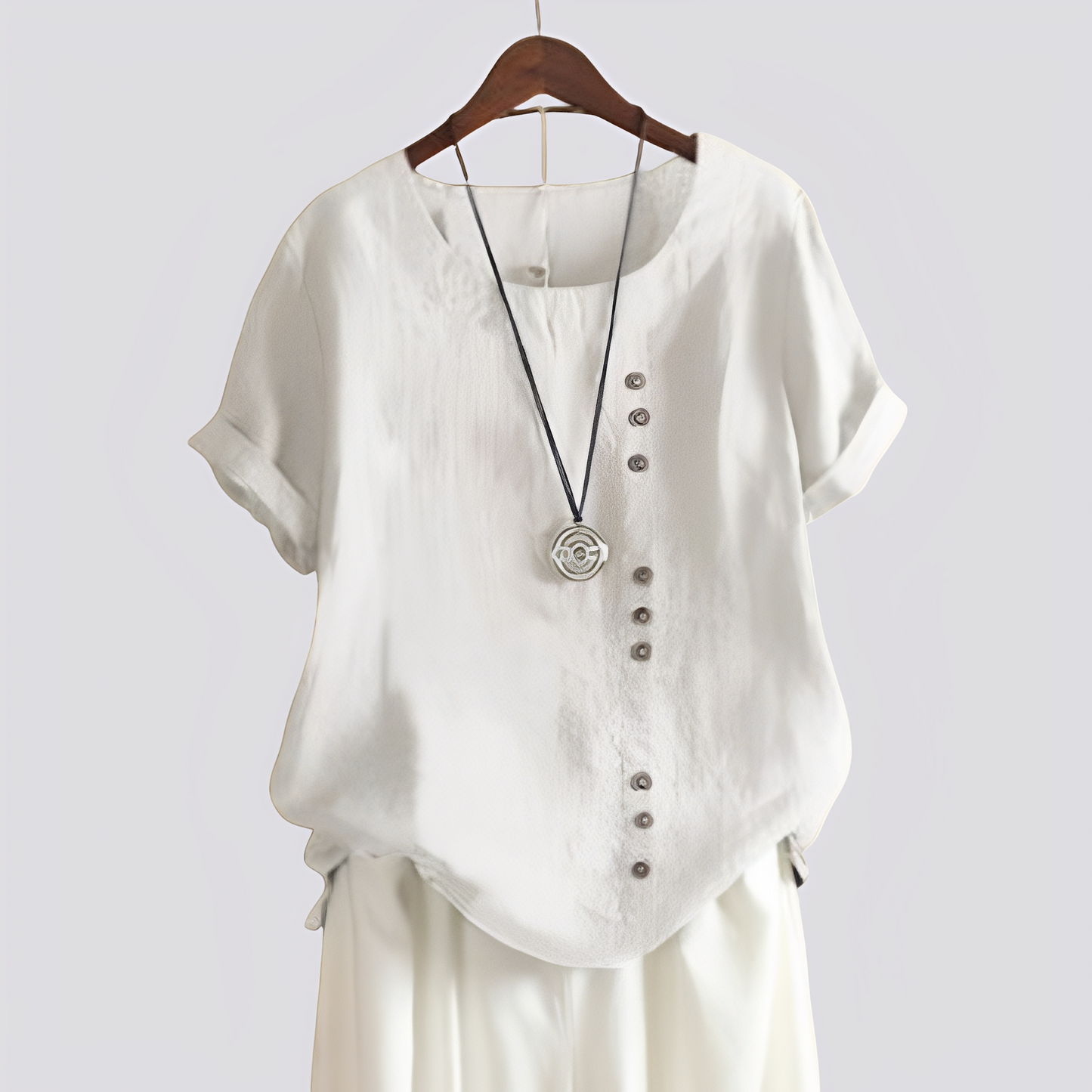 Isabelle - Bequemes Damen-Shirt mit kurzen Ärmeln