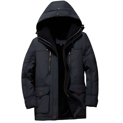 Bruce - Veste à capuche tendance pour homme avec doublure chaude