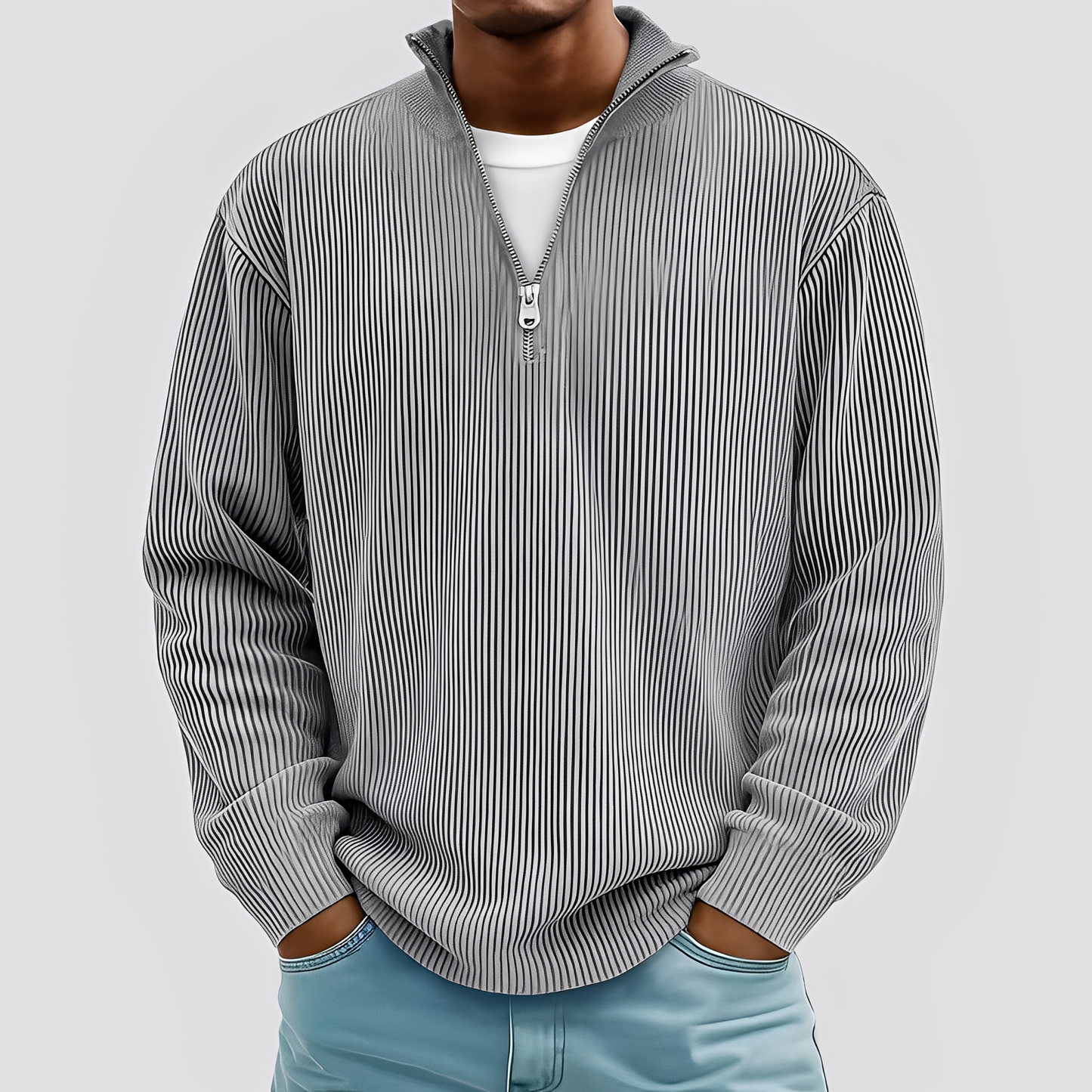 Henry - moderní, pohodlný, teplý pánský svetr