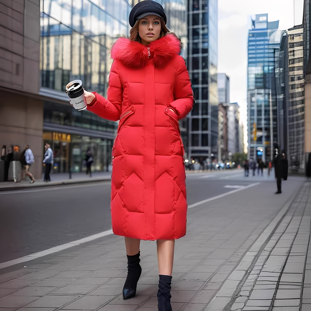 Marcellette - dámský zimní kabát s kapucí