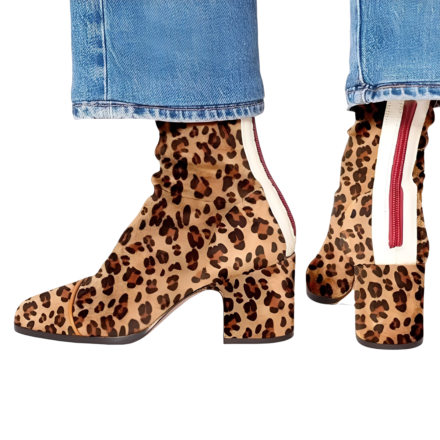 Juliana - Elegantní dámské kotníkové boty s blokovým podpatkem