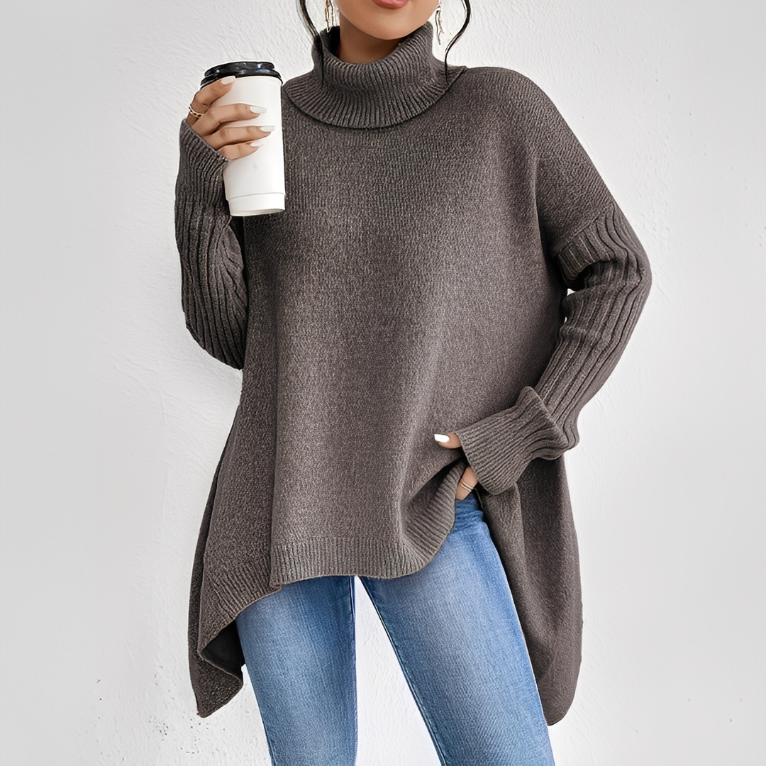 Maëlle - Damen-Kaschmir-Rollkragenpullover