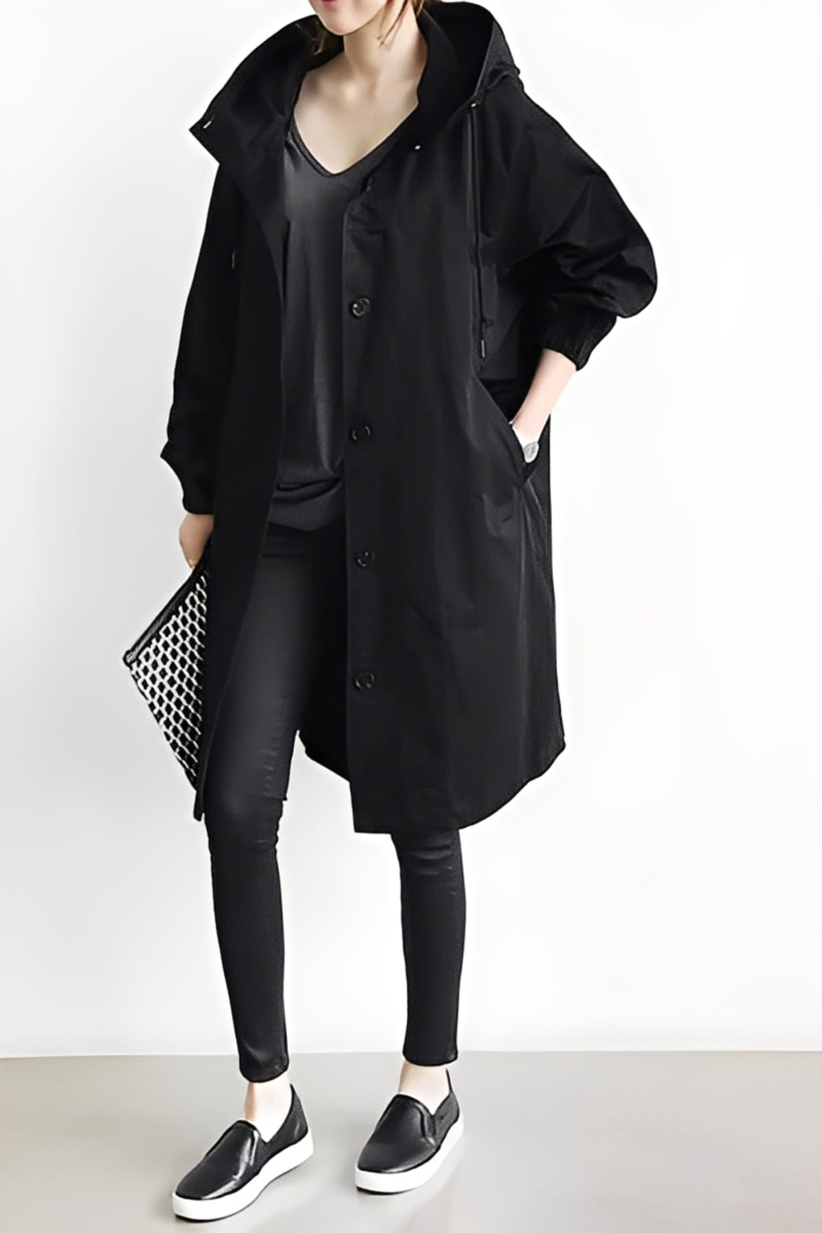 Evy - elegancki i smukły damski płaszcz przeciwdeszczowy
